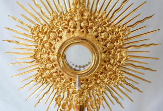 French Antique Sunburst Monstrance